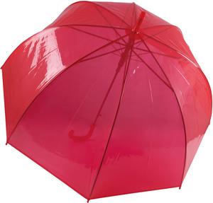 Kimood KI2024 - Transparent umbrella Red