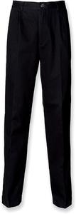 Henbury H640 - Men's 65/35 Chino Trousers Black