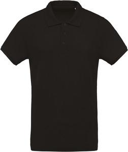 Kariban K209 - Men's organic piqué short-sleeved polo shirt Black
