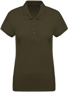Kariban K210 - Ladies’ organic piqué short-sleeved polo shirt Mossy Green