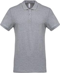 Kariban K254 - Men's short-sleeved piqué polo shirt Oxford Grey
