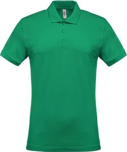 Kariban K254 - Men's short-sleeved piqué polo shirt Kelly Green