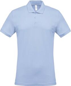 Kariban K254 - Men's short-sleeved piqué polo shirt Sky Blue