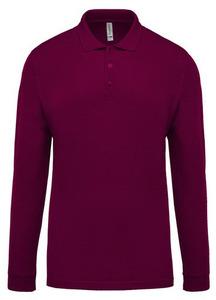 Kariban K256 - Mens long-sleeved piqué polo shirt