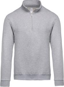 Kariban K478 - Zip neck sweatshirt Oxford Grey