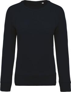 Kariban K481 - Ladies’ organic cotton crew neck raglan sleeve sweatshirt Navy