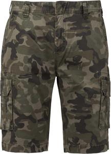 Kariban K754 - Men's multipocket bermuda shorts Olive Camouflage