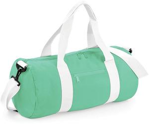 Bag Base BG140 - Original Barrel Bag Mint Green / White