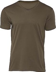 B&C CGTM044 - Men's Organic Cotton Inspire V-neck T-shirt Khaki