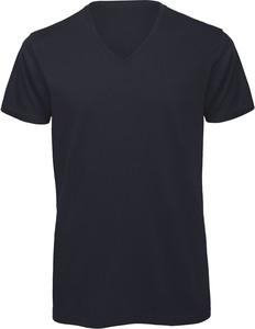 B&C CGTM044 - Men's Organic Cotton Inspire V-neck T-shirt Navy