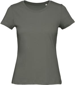B&C CGTW043 - Ladies' Organic Cotton crew neck T-shirt Millennial Khaki