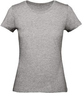 B&C CGTW043 - Ladies' Organic Cotton crew neck T-shirt Sport Grey