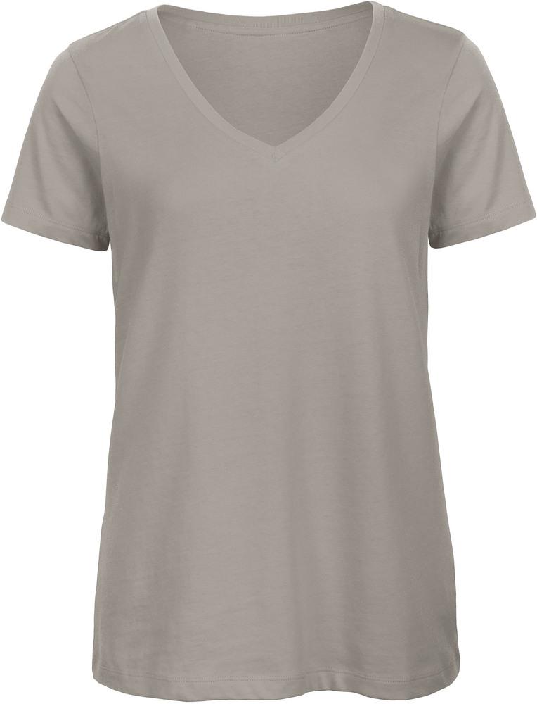 B&C CGTW045 - Ladies' Organic Cotton V-neck T-shirt
