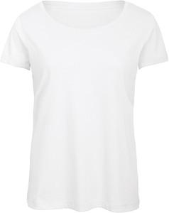 B&C CGTW056 - Ladies' TriBlend crew neck T-shirt White