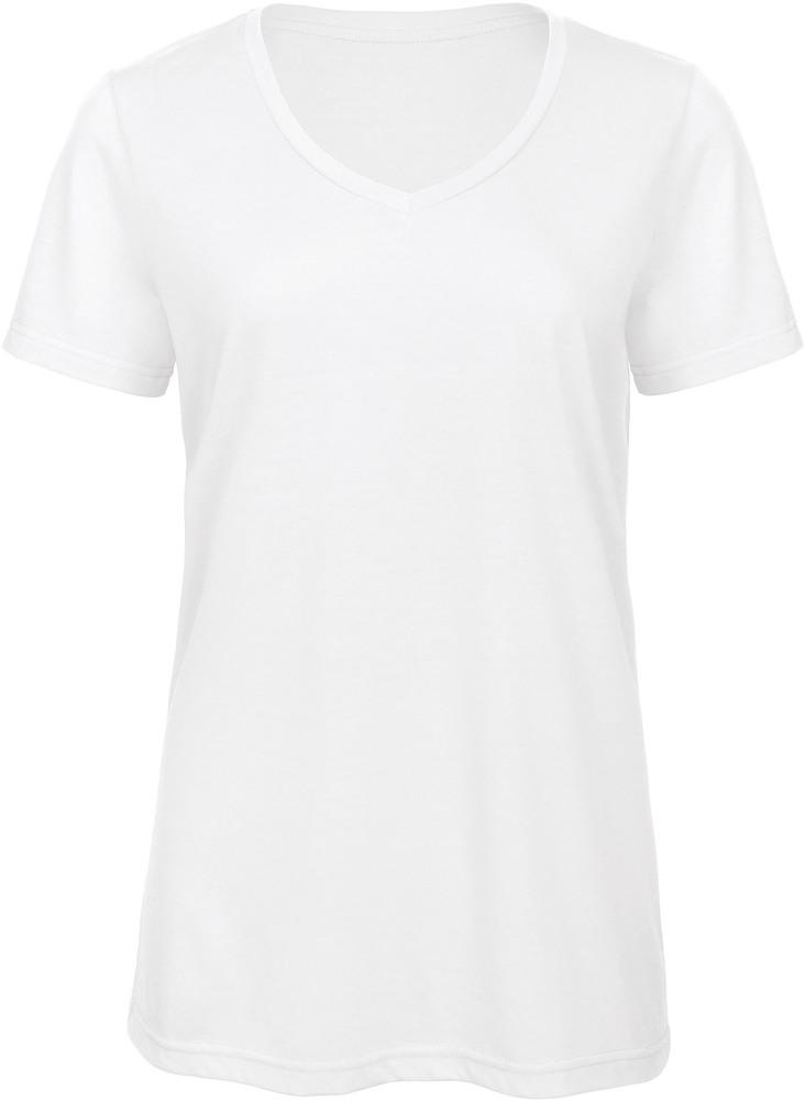 B&C CGTW058 - Ladies' TriBlend V-neck T-shirt