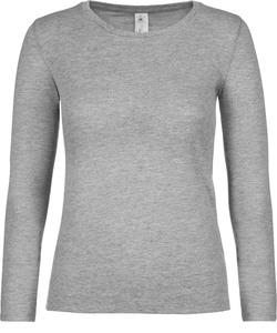 B&C CGTW06T - #E150 Ladies' T-shirt long sleeves Sport Grey