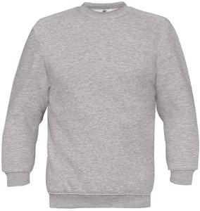 B&C CGWK680 - Kids' crew neck sweatshirt Heather Grey