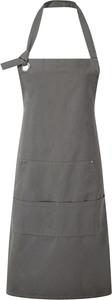 Premier PR137 - ‘Calibre’ bib apron Dark Grey