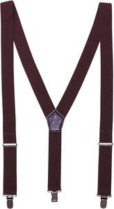 Premier PR701 - Clip trouser braces Brown