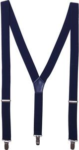 Premier PR701 - Clip trouser braces Navy