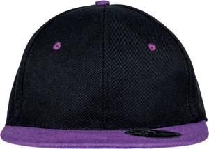 Result RC082X - Bronx dual colour cap Black / Purple