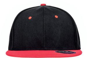 Result RC082X - Bronx dual colour cap Black / Red