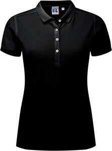 Russell RU566F - Ladies' Stretch Polo Shirt Black