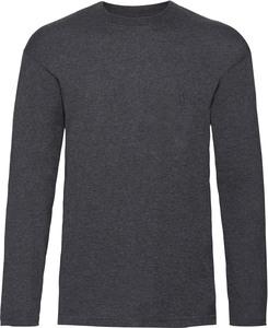 Fruit of the Loom SC201 - Valueweight Long Sleeve T (61-038-0) Dark Heather Grey