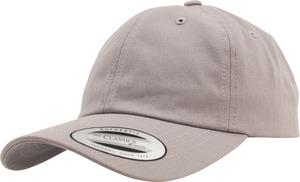 FLEXFIT FL6245CM - Cotton twill cap - 6 panels Silver