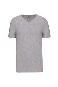 Kariban K3014 - Men's short-sleeved V-neck t-shirt Light Grey Heather