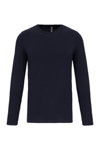 Kariban K3016 - Men's long-sleeved Crew neck t-shirt Navy