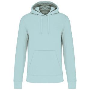 Kariban K4027 - Men's eco-friendly hooded sweatshirt Ice Mint