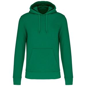 Kariban K4027 - Men's eco-friendly hooded sweatshirt Kelly Green