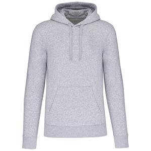 Kariban K4027 - Men's eco-friendly hooded sweatshirt Oxford Grey