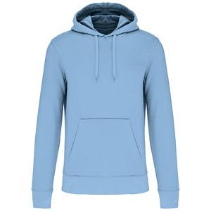 Kariban K4027 - Men's eco-friendly hooded sweatshirt Sky Blue