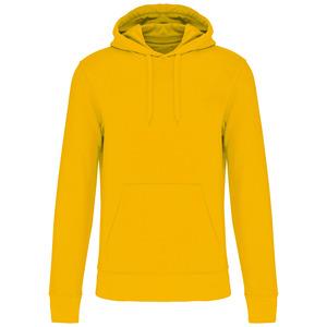 Kariban K4027 - Men's eco-friendly hooded sweatshirt Yellow