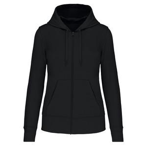 Kariban K4031 - Ladies' eco-friendly zip-through hoodie Black