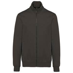 Kariban K4010 - Men's fleece cadet jacket Dark Grey