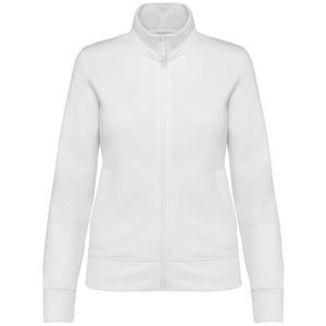 Kariban K4011 - Ladies fleece cadet jacket White