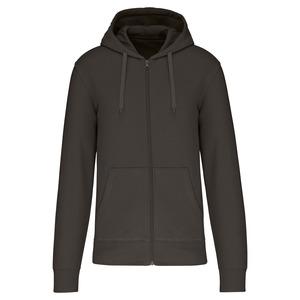 Kariban K4030 - Men's eco-friendly zip-through hoodie Dark Grey