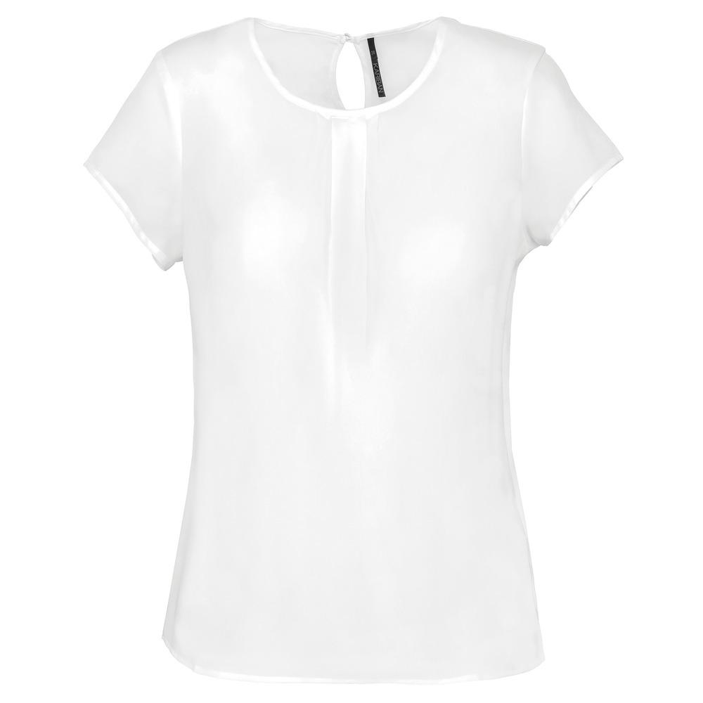 Kariban K5002 - Ladies' short-sleeved crepe blouse