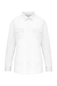 Kariban K591 - Ladies' long sleeved safari shirt White