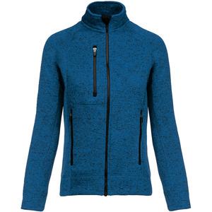 Kariban K9107 - Ladies’ full zip heather jacket Light Royal Blue Melange