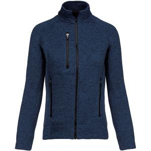 Kariban K9107 - Ladies’ full zip heather jacket Navy Melange