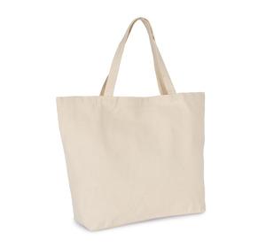 Kimood KI0296 - Extra-large shopping bag in cotton Natural
