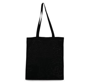 Kimood KI0288 - Organic cotton shopping bag Black