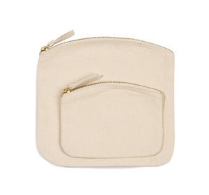 Kimood KI0742 - Pouch with zip fastening Natural