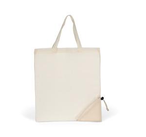 Kimood KI7207 - Foldaway shopping bag Natural