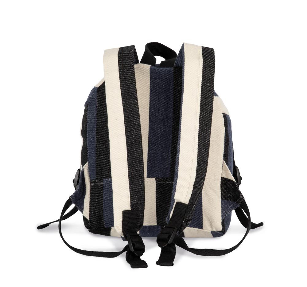 Kimood KI5108 - Recycled backpack - Striped pattern