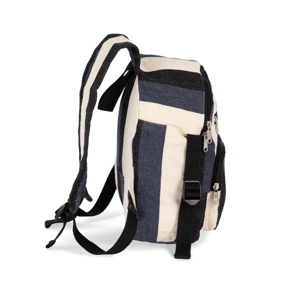 Kimood KI5108 - Recycled backpack - Striped pattern